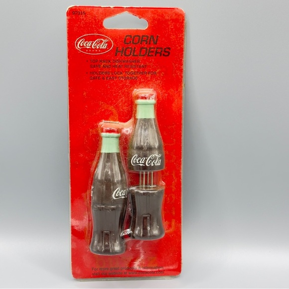 Vintage Coca-Cola Corn Holders – Bottle Shape, Sealed by Acme Intl. LLC - Picture 1 of 9